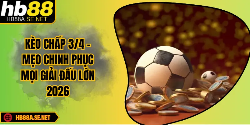 Kèo Chấp 3/4 - Mẹo Chinh Phục Mọi Giải Đấu Lớn 2026 3 Kèo Chấp 3/4 - Mẹo Chinh Phục Mọi Giải Đấu Lớn 2026